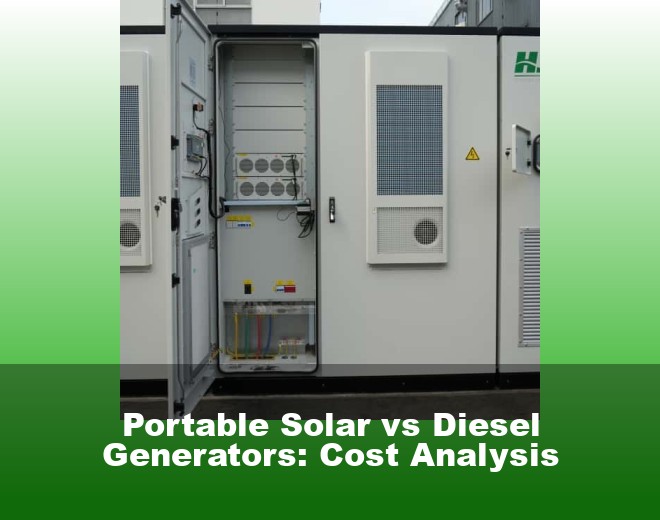 Portable Solar vs Diesel Generators: Cost Analysis